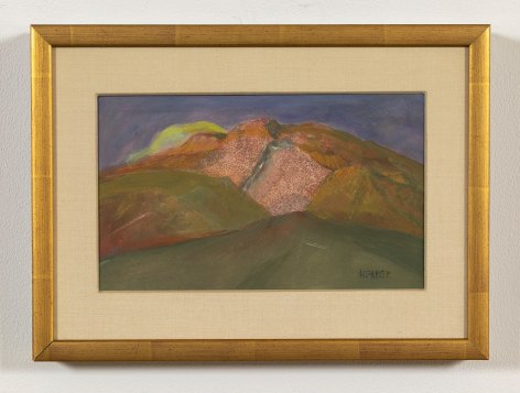 Charles Heaney (1897-1981)  Untitled (gold landscape)