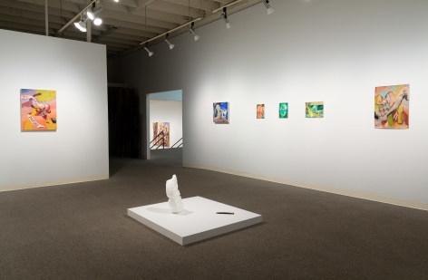 Drinking the Reflection-curated by Elizabeth Malaska-Russo Lee Gallery-Portland-november 2019-Installation view 01