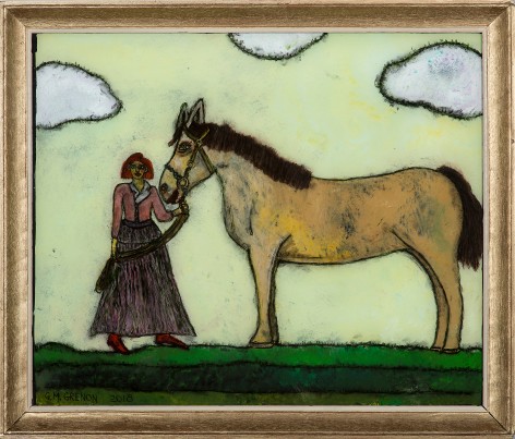 Grenon - Standw with Horse