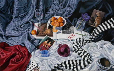 Sherrie Wolf (b. 1952)  Tangerines, Still Life with Two Sisters, 2022