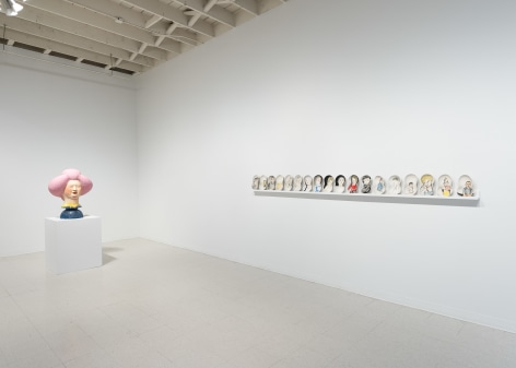 Akio Takamori - Story - March 2022 - Russo Lee Gallery - Installation View 05