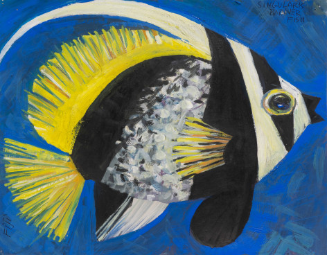 Lucinda Parker (b. 1942)  Banner Fish I, 2005&ndash;06