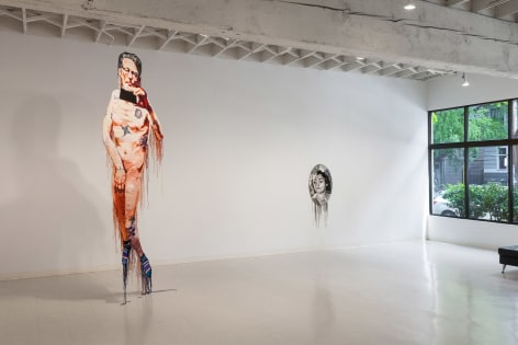 Jo Hamilton | The Matriarchs, the Masked, and the Naked Man | May 2019 | Russo Lee Gallery | Installation View 06