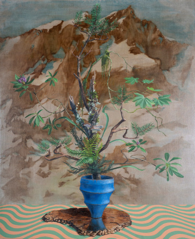 Chris Russell (b. 1983)  Mount Shuksan with Rikka arrangement, 2022