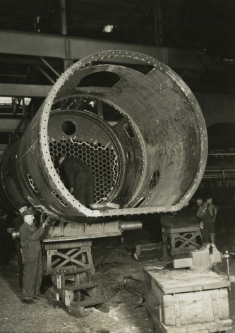 Baldwin Locomotive Works, Eddystone, Pennsylvania, 1936-37  Gelatin silver print: printed c.1936-37  4 5/8 x 6 5/8 inches