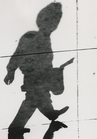 Marvin Newman - Man Walking, Shadow Series, Chicago, 1951 - Howard Greenberg Gallery - 2019