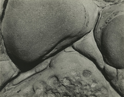 Edward Weston - Eroded Rock, Point Lobos, California (#18), 1930-31 - Howard Greenberg Gallery