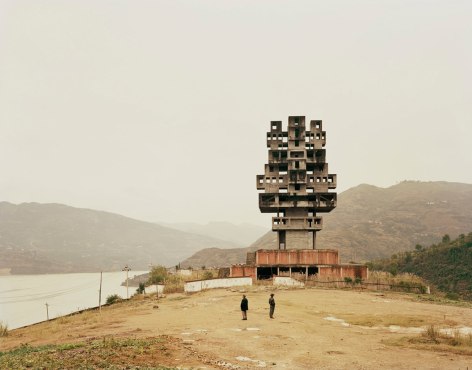Fengjie III (Monument to Progress and Prosperity), Chongqing Municipality, 2007  Chromogenic print; printed later  38 x 48 3/8 inches