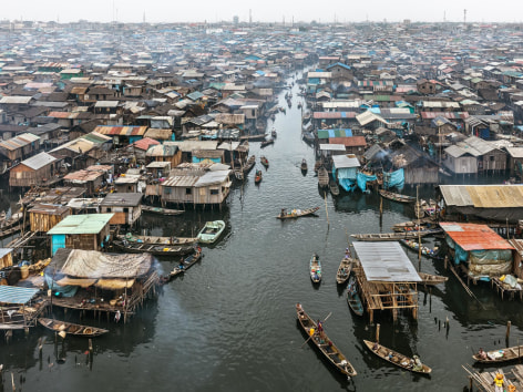 Makoko #2, Lagos, Nigeria, 2016  Chromogenic Colour print  39 x 52 inches