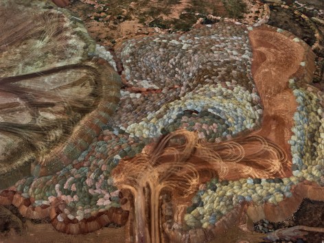 Sishen Iron Ore Mine #2, of Overburden, Kathu, South Africa, 2018  Chromogenic Colour print  48 x 64 inches