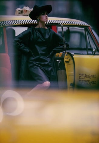 William Klein - Antonia + Yellow Taxi, New York, 1962 - Howard Greenberg Gallery