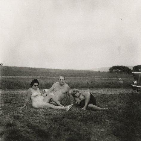 Diane Arbus Family with Car, Nudist Camp, Pennsylvania, 1965