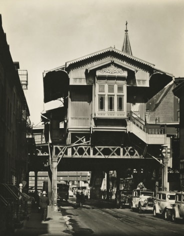 &quot;El&quot; Station, Ninth Avenue Lines, 1936