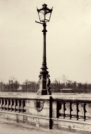 Charles Marville - Candelabre du pont de la Concorde, c.1865 - Howard Greenberg Gallery