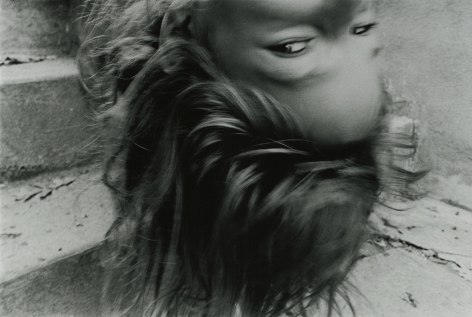 Mark Cohen, Upside down Girl, 1974     Gelatin silver print; printed 2014 12 3/4 x 17 5/8 inches