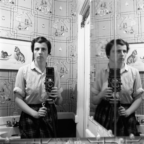Vivian Maier, Self-Portrait, 1955, Howard Greenberg Gallery, 2019