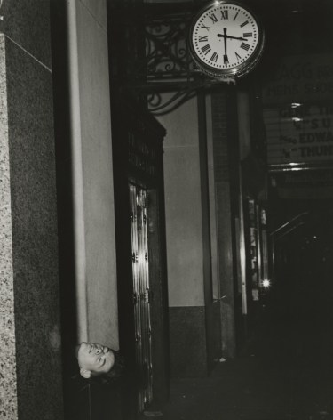 Weegee - Times Square, 3:30 A.M. Thursday, American Savings Bank, 1946 - Howard Greenberg Gallery