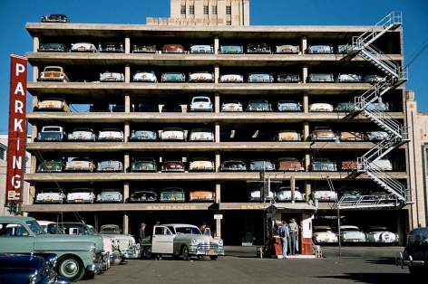 Parking Garage, 1955  Archival pigment print; printed 2017  30 x 40 inches