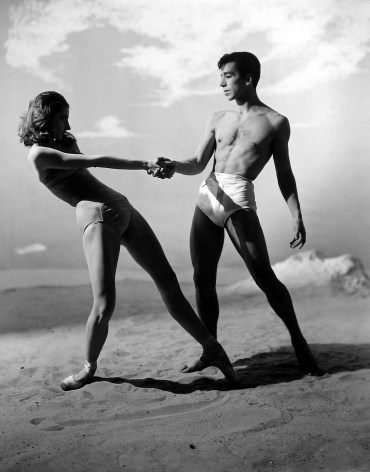 George Platt Lynes - Tanaquil Le Clerq and Nicholas Magellanes, &quot;Jones Beach,&quot; The New York City Ballet, 1950 - Howard Greenberg Gallery - 2018
