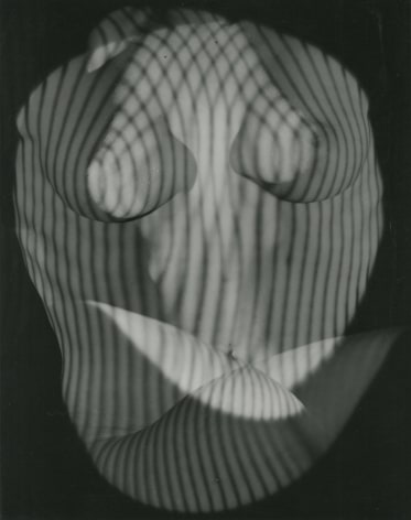 Erwin Blumenfeld, Surrealist Nude in Shadow, New York, 1945, Howard Greenberg Gallery, 2020