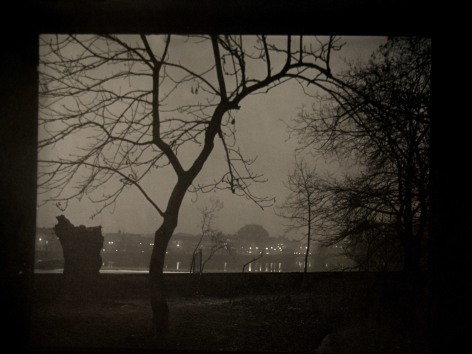 Josef Sudek - View of Prague from Kampa Island, c.1950 - Howard Greenberg Gallery