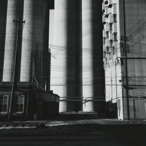 Frank Gohlke, Grain Elevators, Minneapolis - Series I, 1973, Howard Greenberg Gallery, 2020