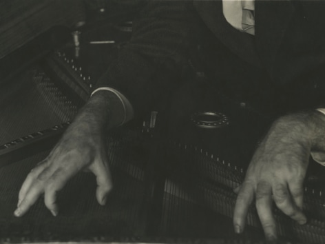 Imogen Cunningham - Hands of Henry Cowell, c.1926 - Howard Greenberg Gallery