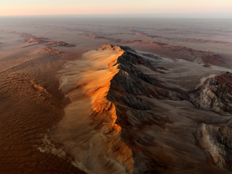 Sand Dunes #1, Sossusvlei, of Namib Desert, Namibia, 2018  Chromogenic Colour print  39 x 52 inches