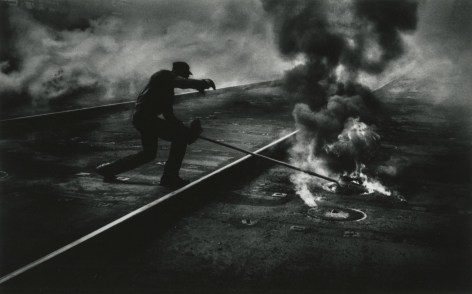 Dance of the Flaming Coke, from the Pittsburgh series, 1955  Gelatin silver print; printed c.1970  16 x 20 inches