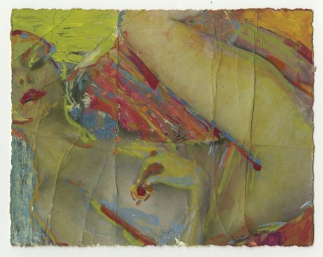 Untitled, 1970s-90s  Gouache, casein and watercolor on gelatin silver paper  4 1/2 x 5 3/4 inches