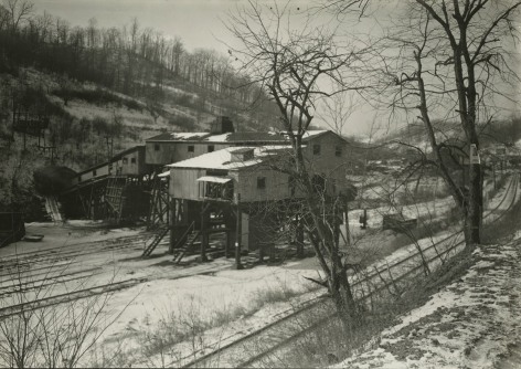 Lewis Hine - Jere, mine tripple - Mine Bankrupt and closed since December 1935. The camp of this mine is considered a stranded community. Scott's Run, West Virginia, December 1936