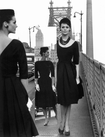 William Klein - Mirror and Queensboro Bridge, New York, 1963 - Howard Greenberg Gallery