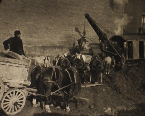 Alfred Stieglitz - Excavating - New York, 1911 - Howard Greenberg Gallery