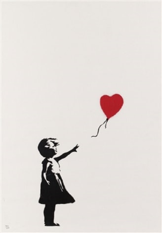 Banksy (b. 1974)  Girl with Balloon, 2004