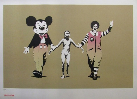 Banksy (b. 1974)  Napalm, 2004