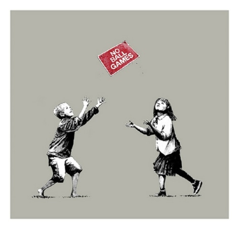 Banksy (b. 1974)  No Ball Games, 2009