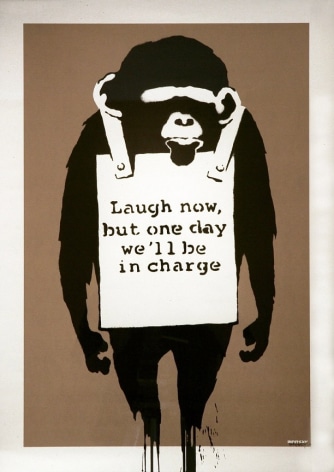 Banksy (b. 1974)  Laugh Now, 2003