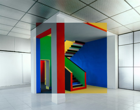 Georges Rousse, Alfort, 2002, Sous Les Etoiles Gallery