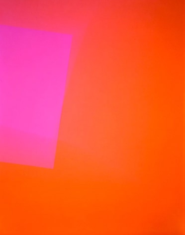 Richard Caldicott, Chance/Fall, 2010, Sous Les Etoiles Gallery, orange, pink, abstract