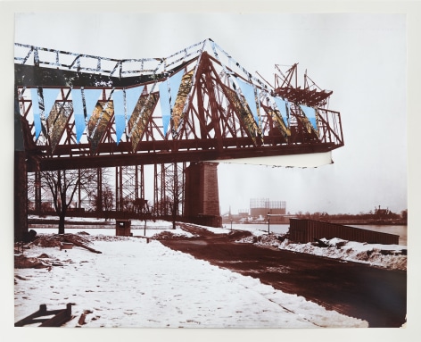 Julie Boserup, Queensboro Bridge Under Construction; from the Byron Company Collection at the Museum of the City of New York
