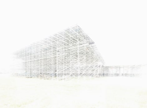 Andreas Gefeller, architecture, white, transparency, photography, abstraction, Sous Les Etoiles Gallery