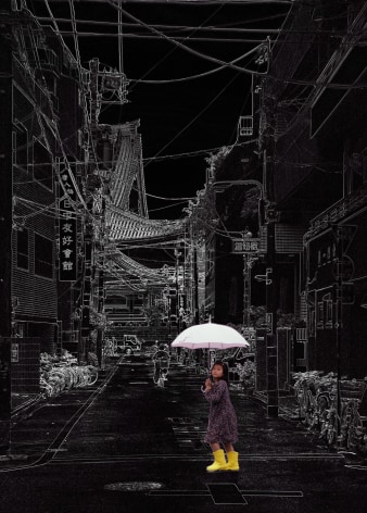 Wolfram Ruoff, Pure Lines, Tokyo Girl, 2008, Sous Les Etoiles Gallery
