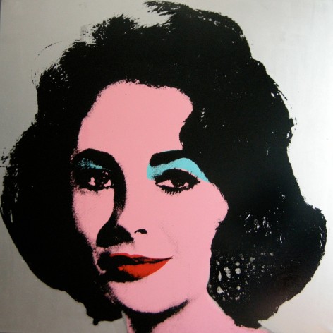 Charles Lutz - Andy Warhol - denied- painting - contemporary art - liz taylor