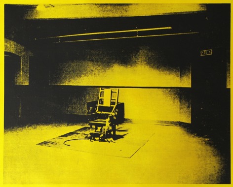 ELECTRIC CHAIR - PAINTING - WARHOL - DENIED - ANDY WARHOL