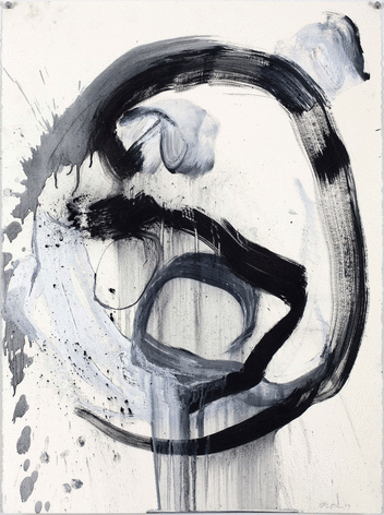 ALT=&quot;Joseph Havel, How to Draw a Circle IV, 2014, Graphite and oil paint on paper&quot;