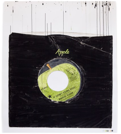 ALT=&quot;Dave Muller, Apple Core, Nothing More. Who's Your Friend (Ringo), 2012, Acrylic on paper&quot;