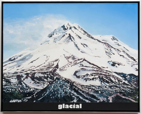 ALT=&quot;Rob Reynolds, Mount Shasta, 2021, Oil, alkyd and acrylic polymer paint on canvas in welded aluminum artist's frame&quot;