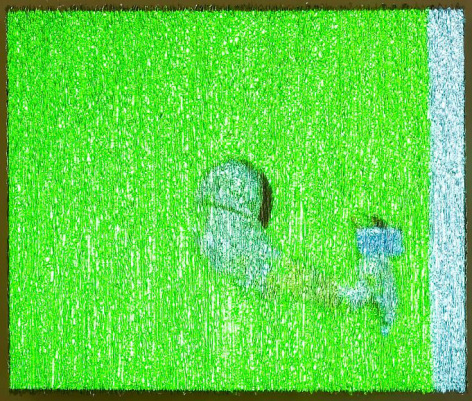  &nbsp;, Untitled/Green Brush, 2004