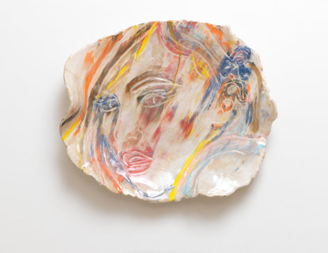 La Dame &agrave; La Boucle d&#039;Or, 2015, Ceramic