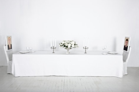 Dinner for Two, 2012, Mixed media installation